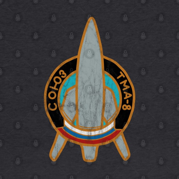 Retro Cosmonaut Mission Patch by Slightly Unhinged